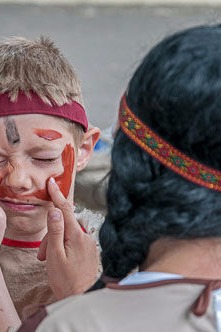 Ein Tag im Leben der Plains-Indianer 