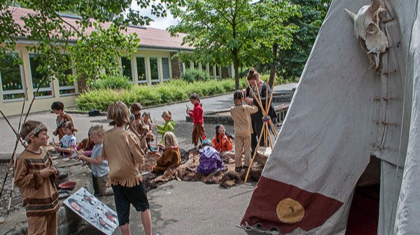 Ein Tag im Leben der Plains-Indianer